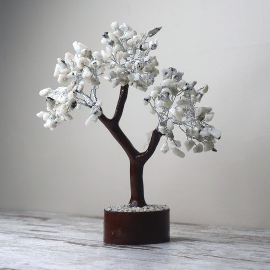 Rainbow Moonstone Large Crystal Tree | Intuition, New Beginnings & Gentle Protection