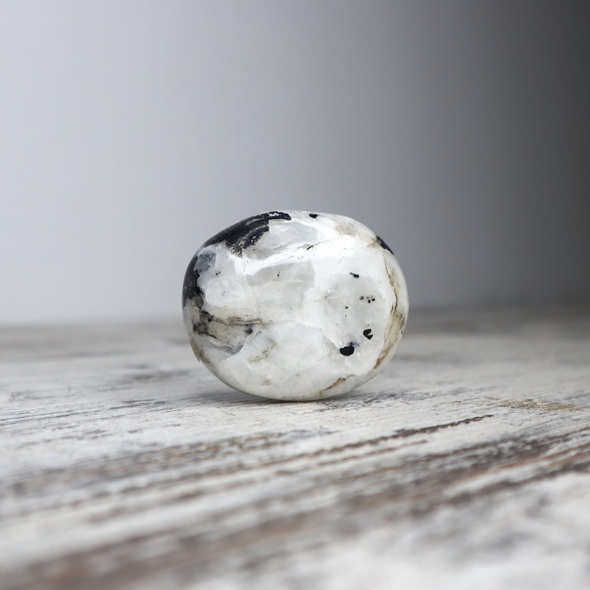 Rainbow Moonstone Palm Stone | Intuition, Emotional Balance & New Beginnings