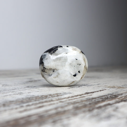 Rainbow Moonstone Palm Stone