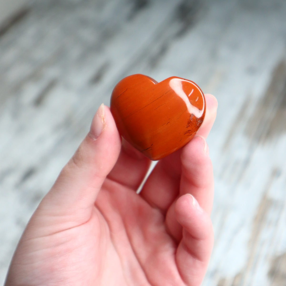 Red Jasper Mini Heart | Strength, Courage & Grounding