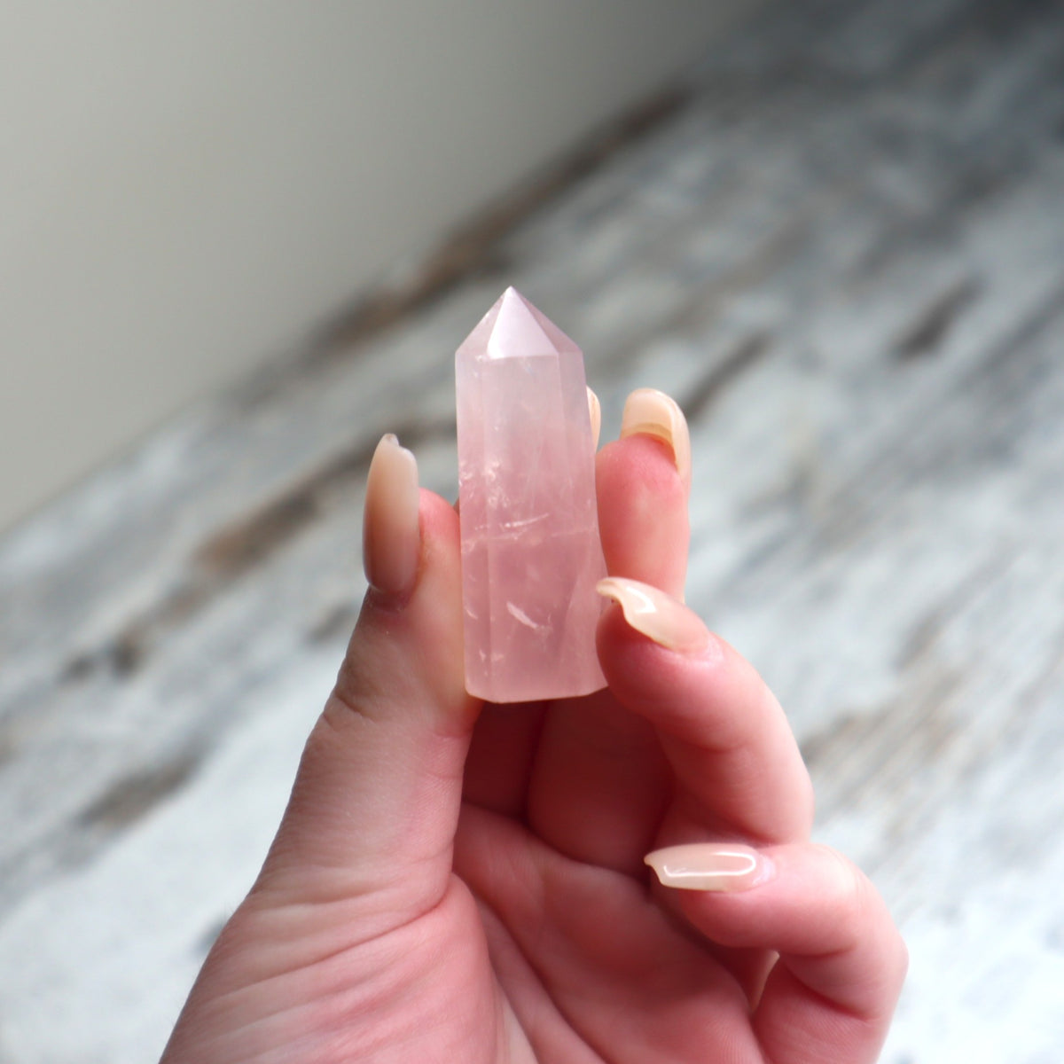 Rose Quartz Mini Tower | Self Love & Heart Healing