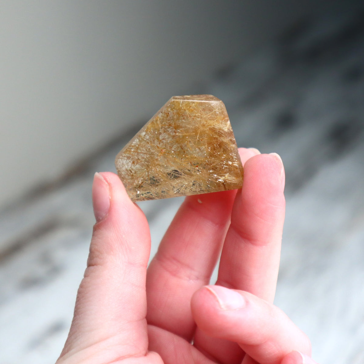 Golden Rutilated Quartz Mini Freeform | Abundance, Confidence & Inspired Action