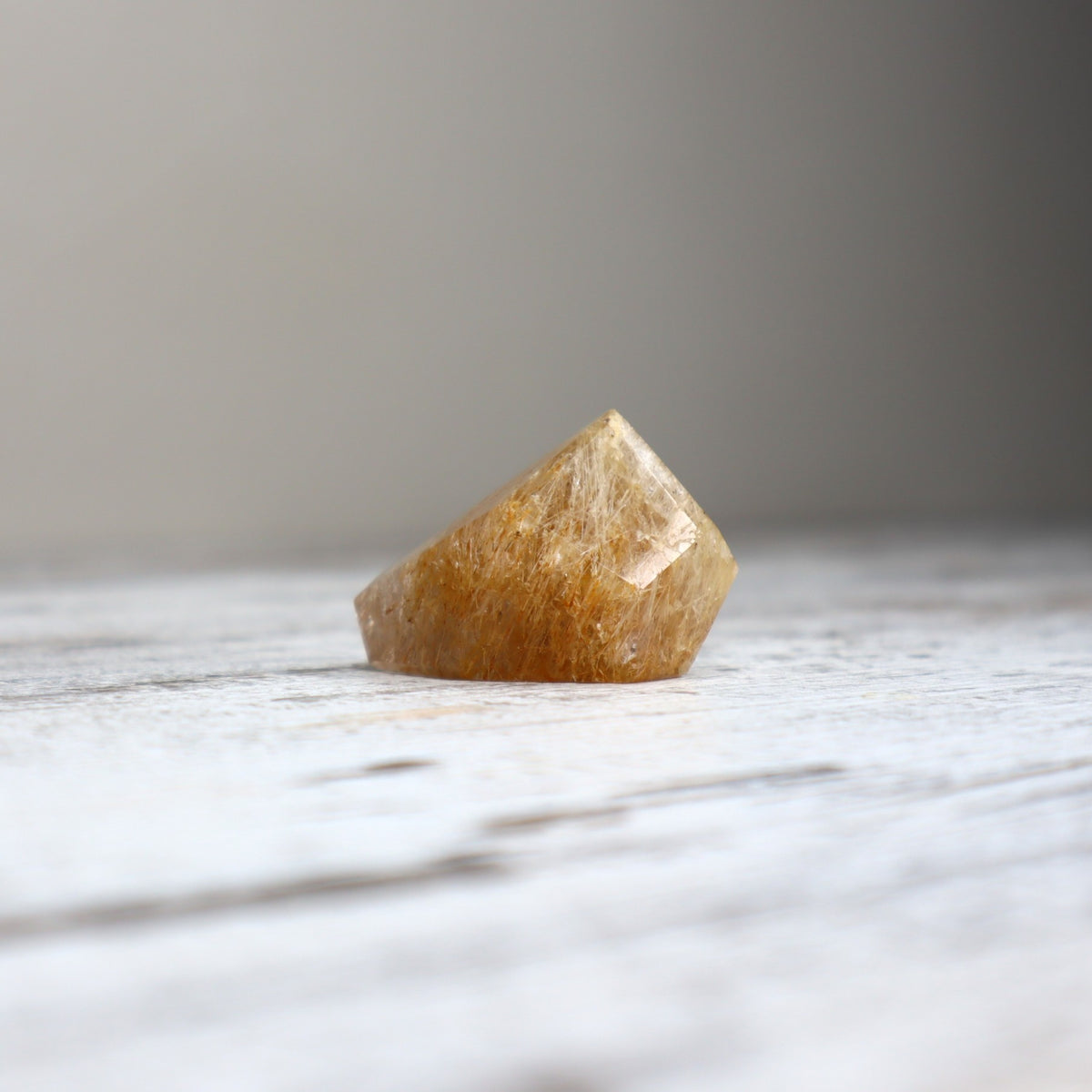 Golden Rutilated Quartz Mini Freeform | Confidence, Clarity & Manifestation