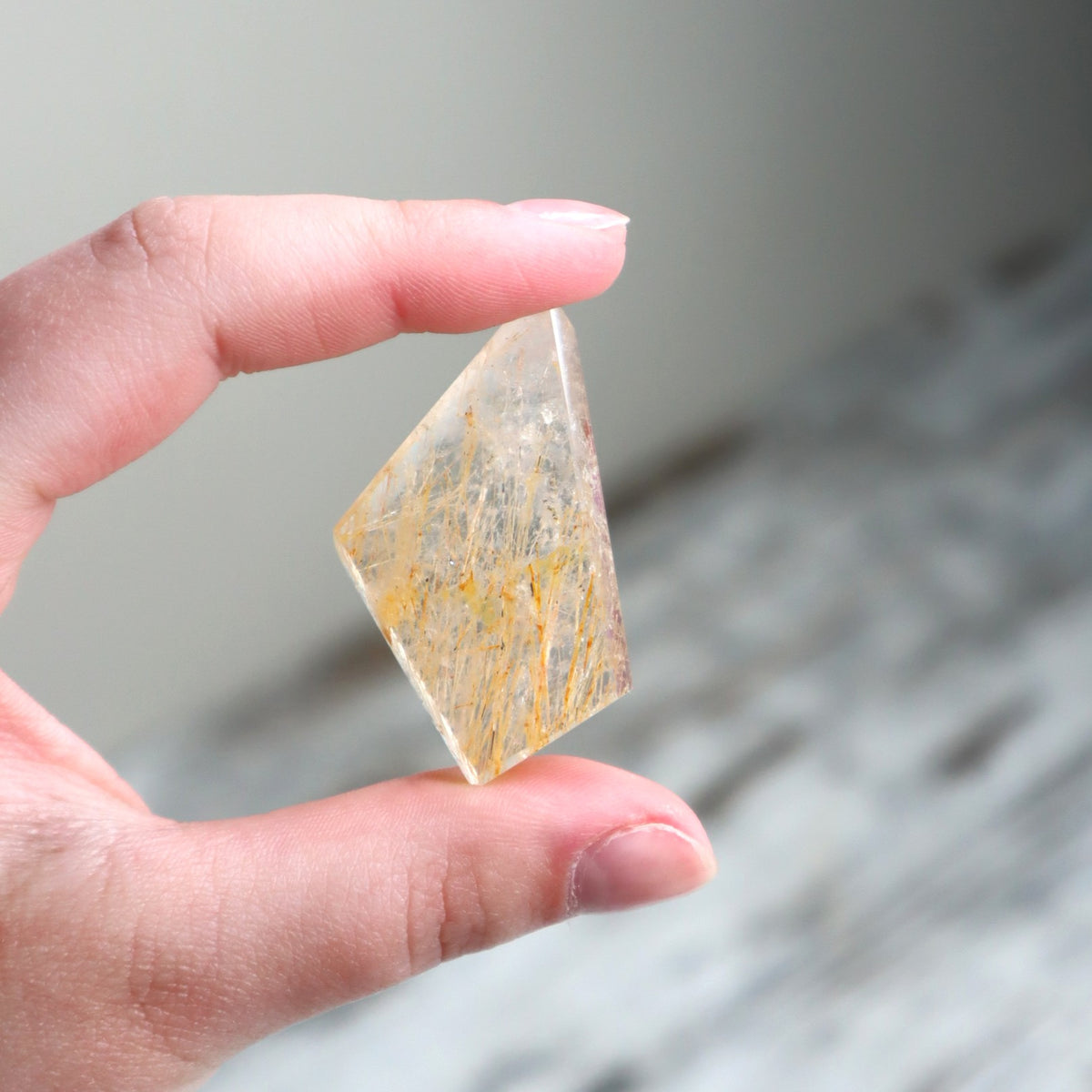 Golden Rutilated Quartz Mini Freeform | Mental Clarity, Optimism & New Opportunities