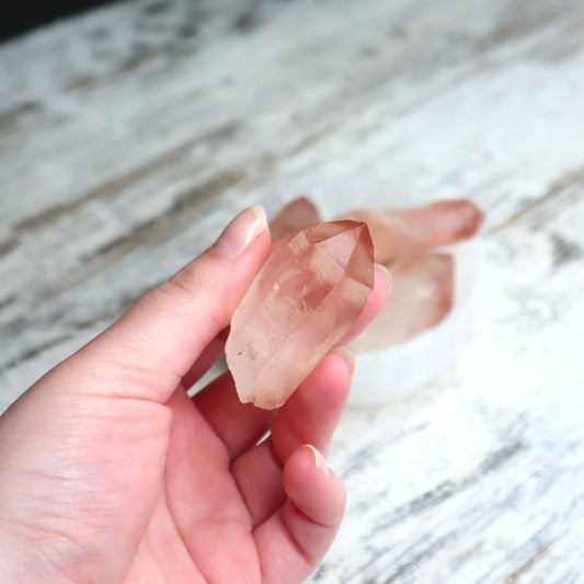 Scarlet Lemurian Quartz | Intuitively Chosen | Awakening, Soul Memory & Inner Fire