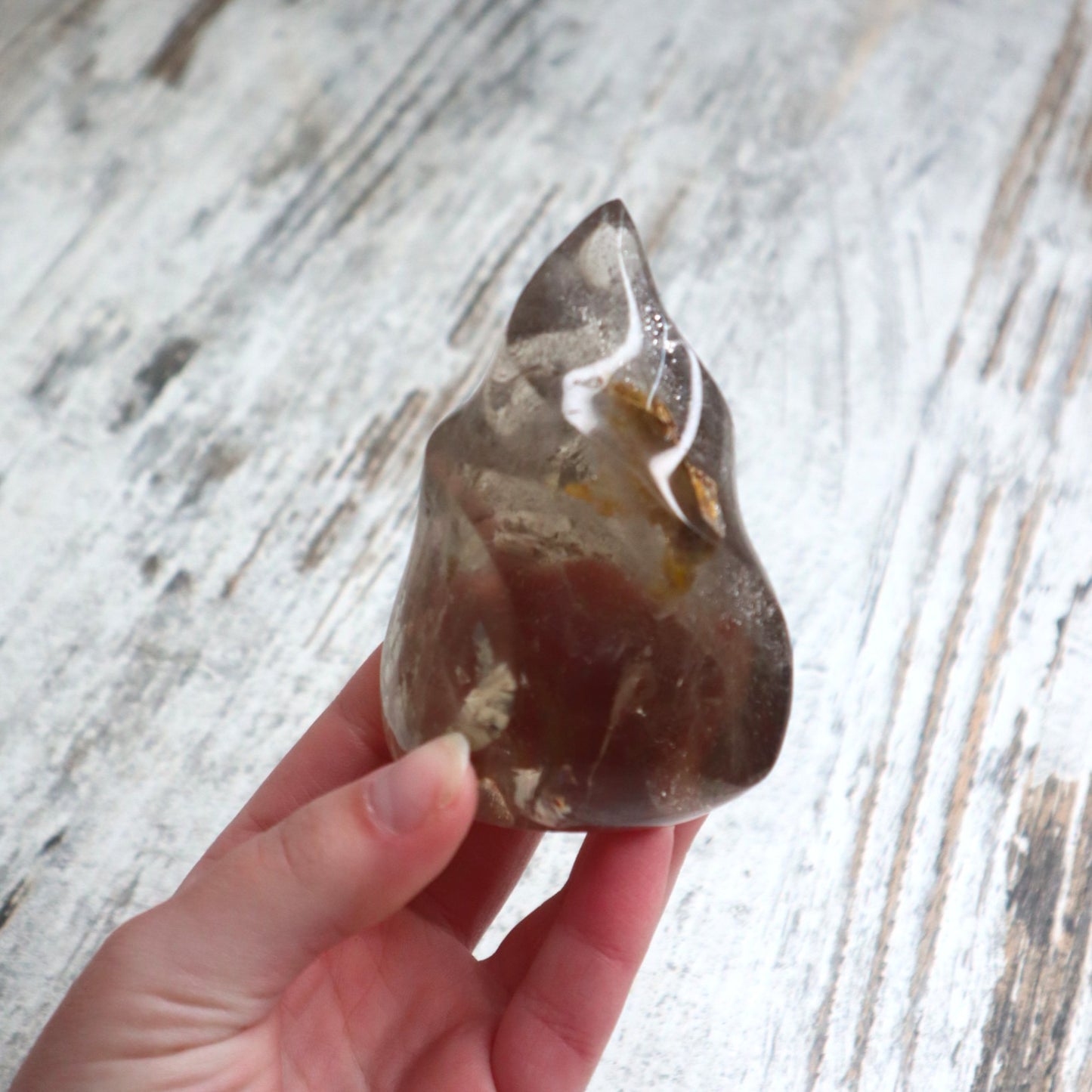 Smokey Quartz Flame | Grounding, Protection & Inner Strength