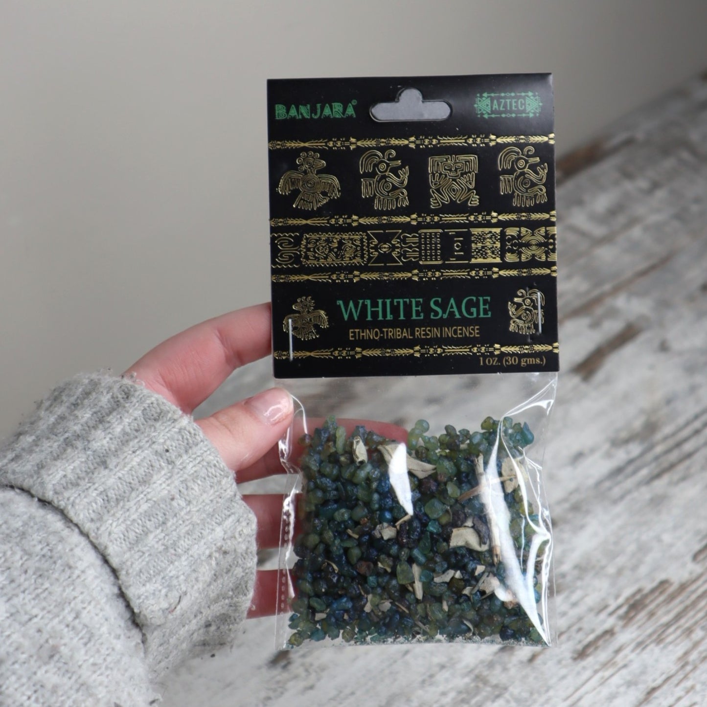 Banjara White Sage Resin Incense 30g | Cleansing, Renewal & Sacred Space