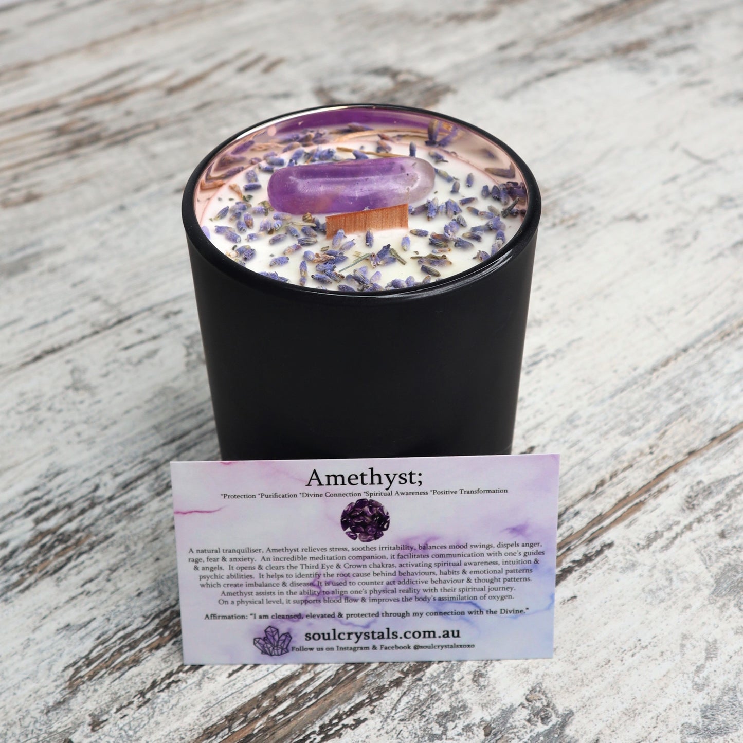 'Sweet Dreams' Soy Candle | Amethyst