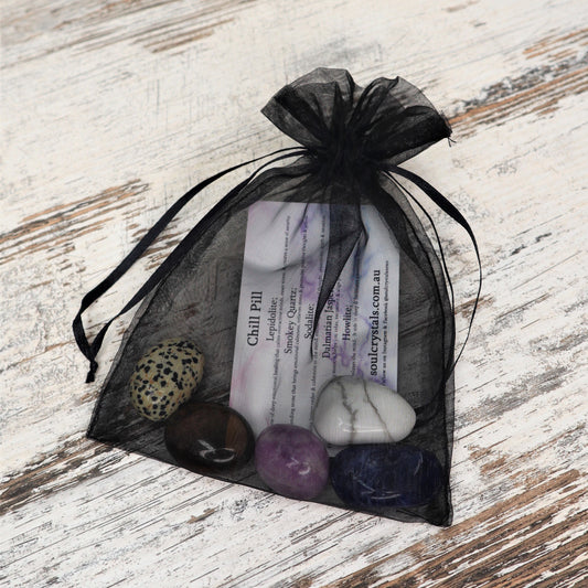 'Chill Pill' Crystal Kit | Calm, Clarity & Emotional Reset