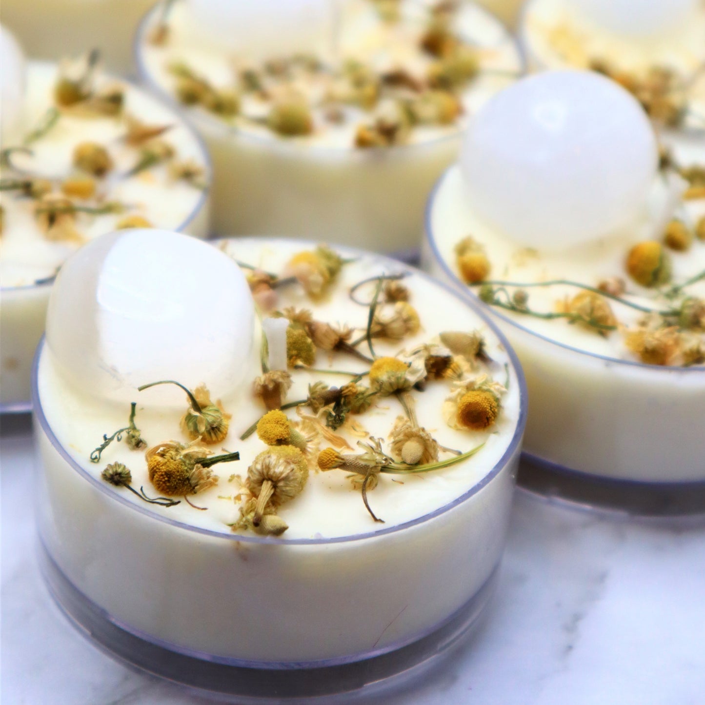 'Higher Self' Maxi Tealight | Selenite