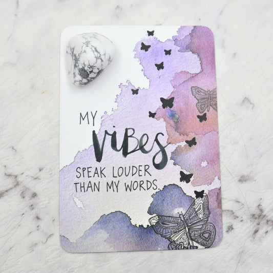 White Howlite Tumble | Calm, Peace & Mindful Stillness