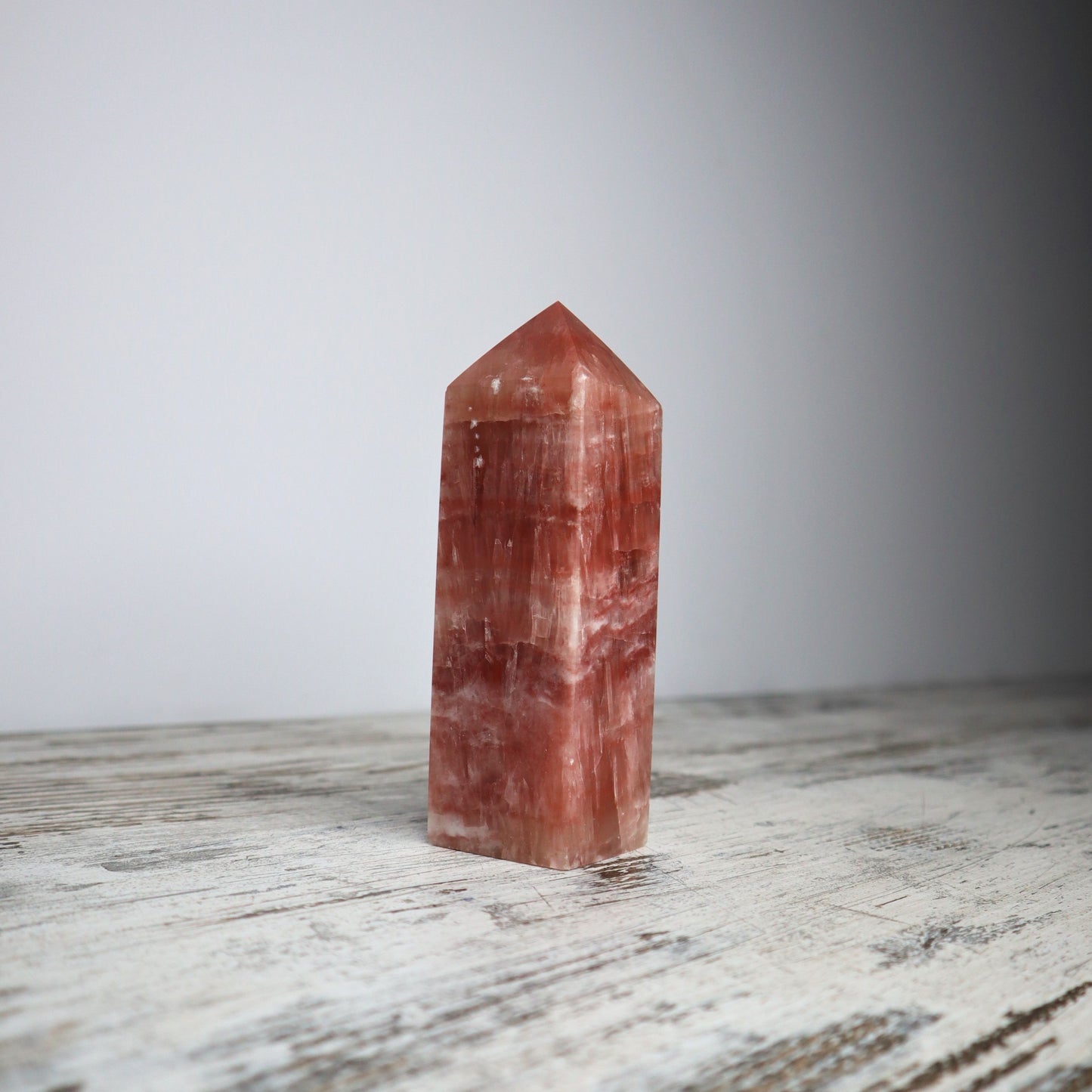 Rose Calcite Tower (618g)