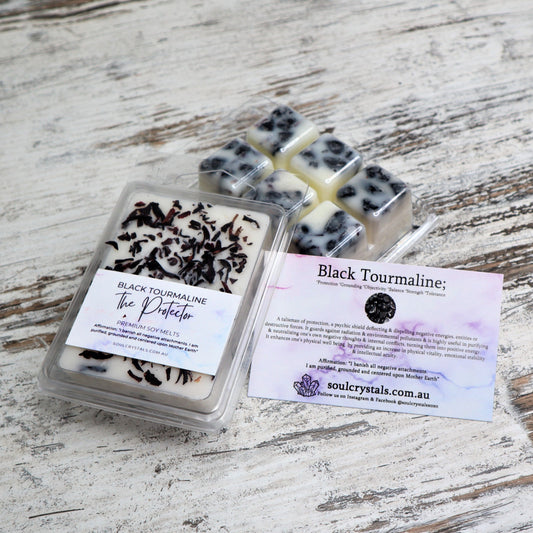 'The Protector' Soy Wax Melts | Black Tourmaline