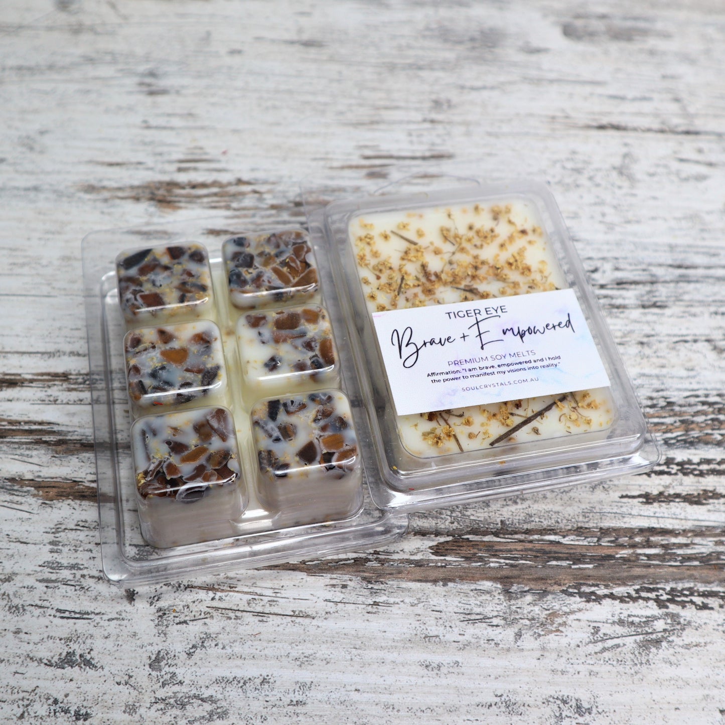 'Brave + Empowered' Soy Wax Melts | Tiger Eye