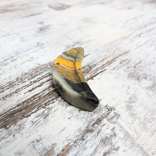 Bumblebee Jasper Moon Bowl | Confidence & Joyful Energy