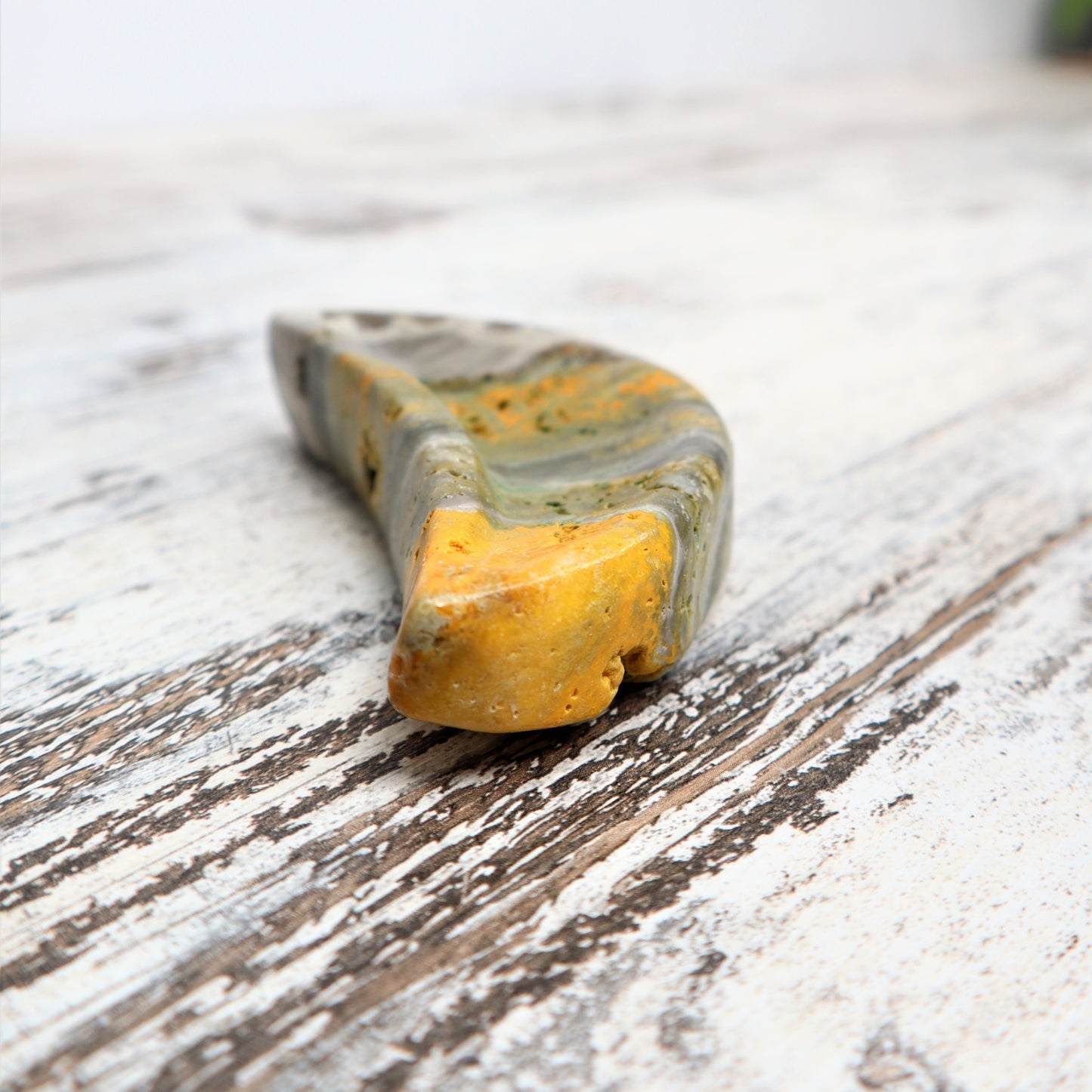 Bumblebee Jasper Moon Bowl | Soul Spark + Energy Shift