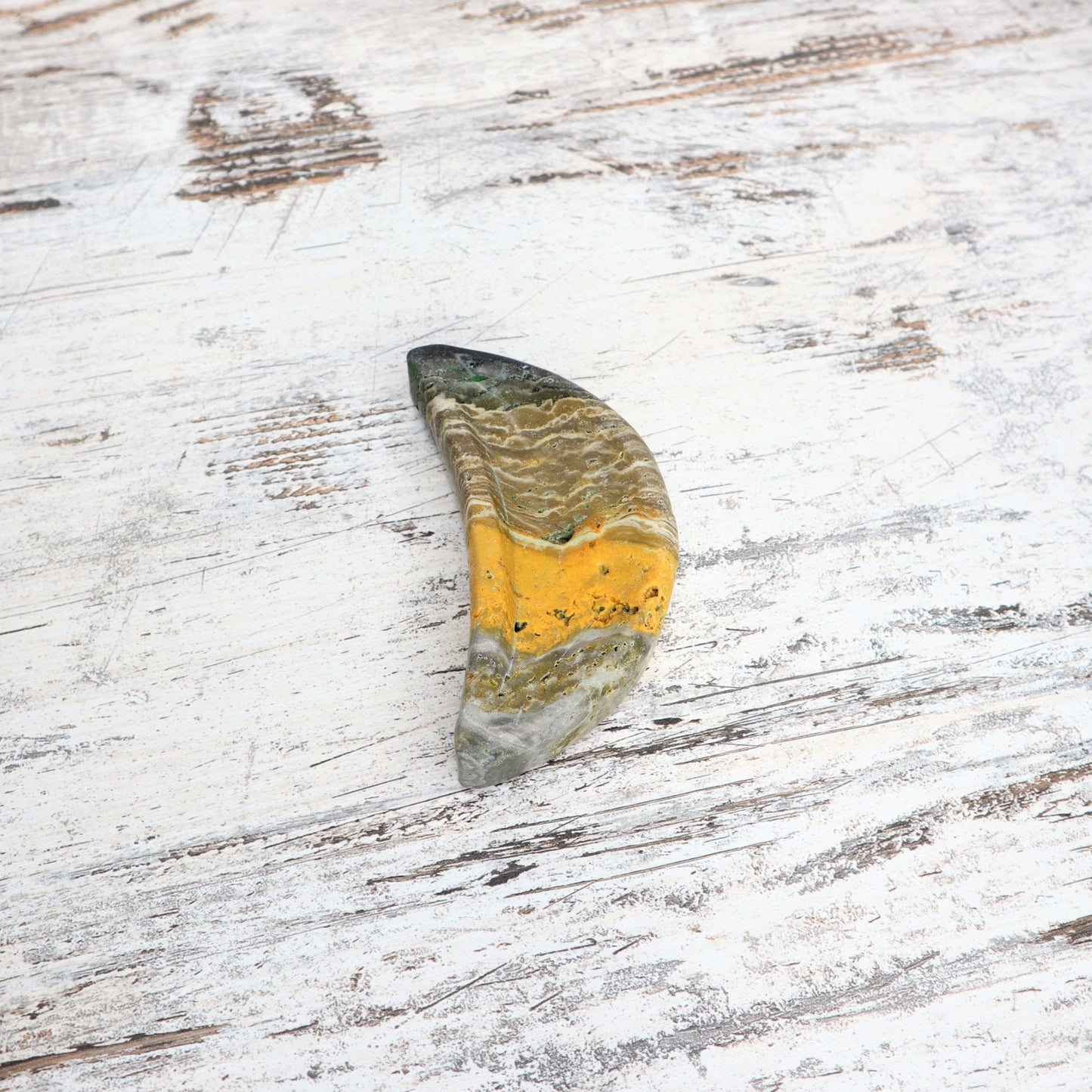 Bumblebee Jasper Moon Bowl | Radiance & Inner Spark