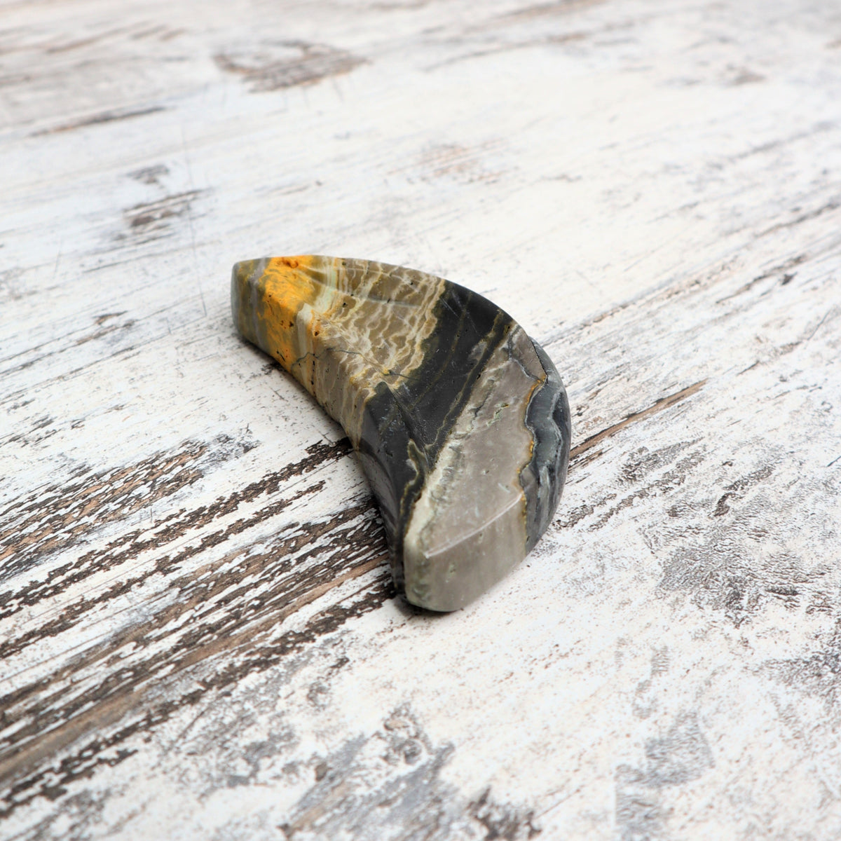 Bumblebee Jasper Mini Moon Bowl | Bold Transformation, Vitality & New Beginnings