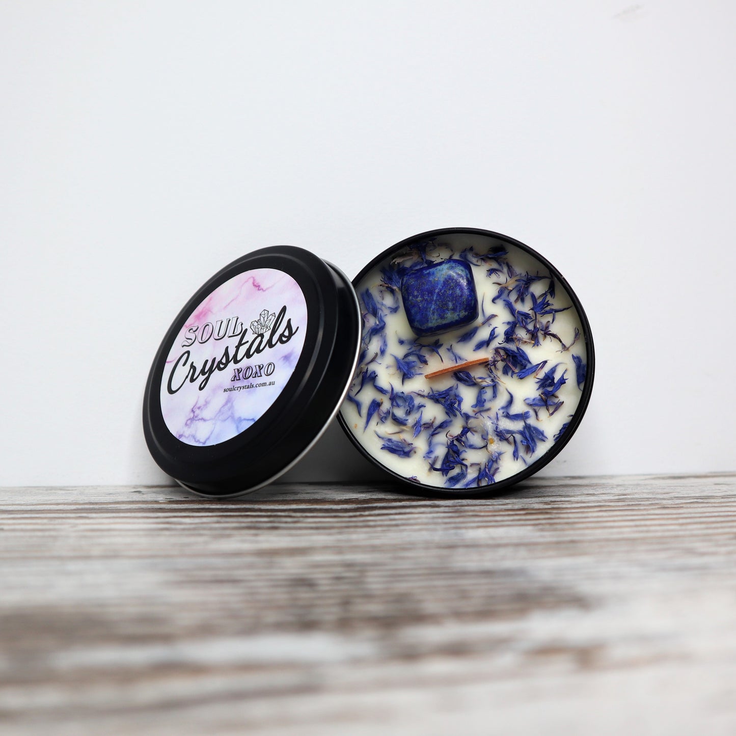 'Wild + Free' Soy Candle Tin | Lapis Lazuli