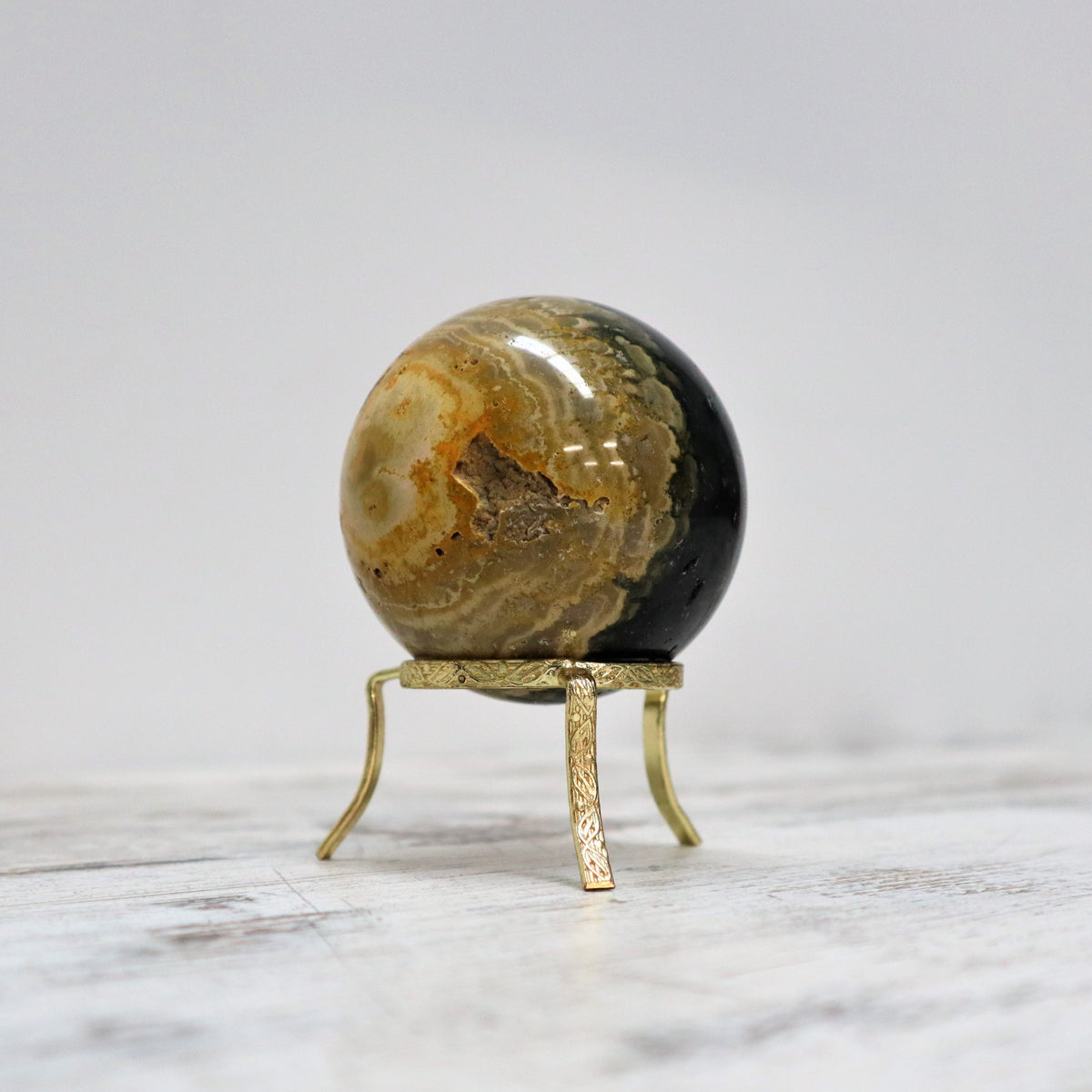Bumblebee Jasper Sphere | Joyful Transformation, Confidence & Vitality