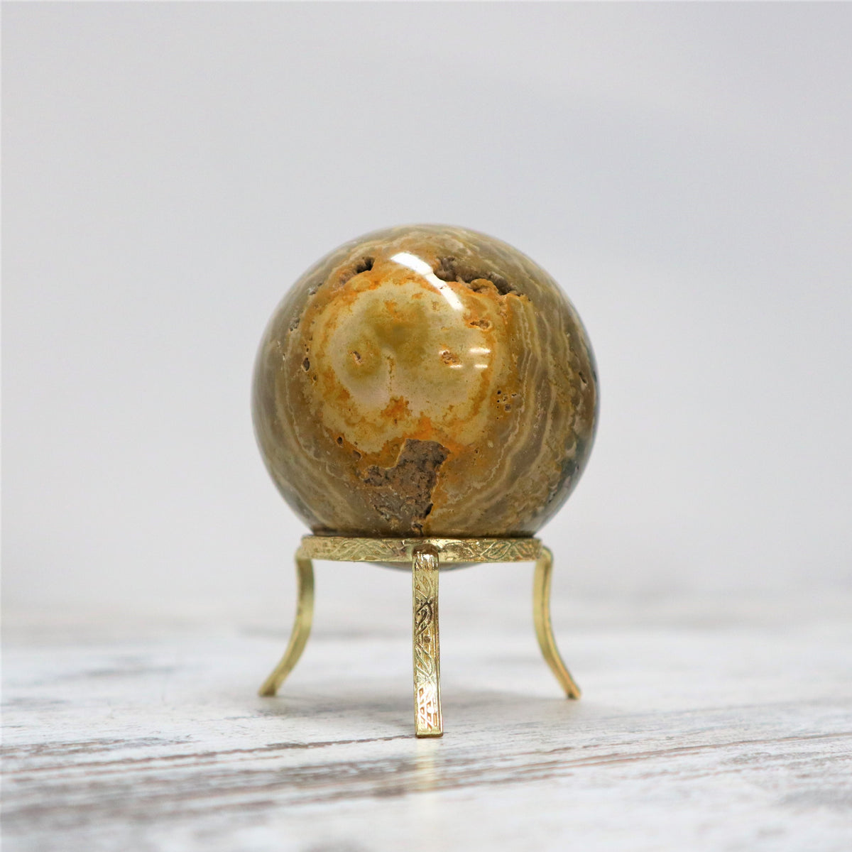 Bumblebee Jasper Sphere | Joyful Transformation, Confidence & Vitality