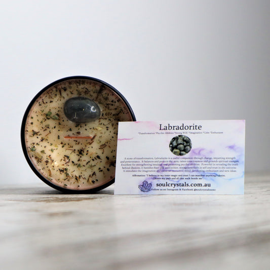 'Metamorphosis' Soy Candle | Labradorite