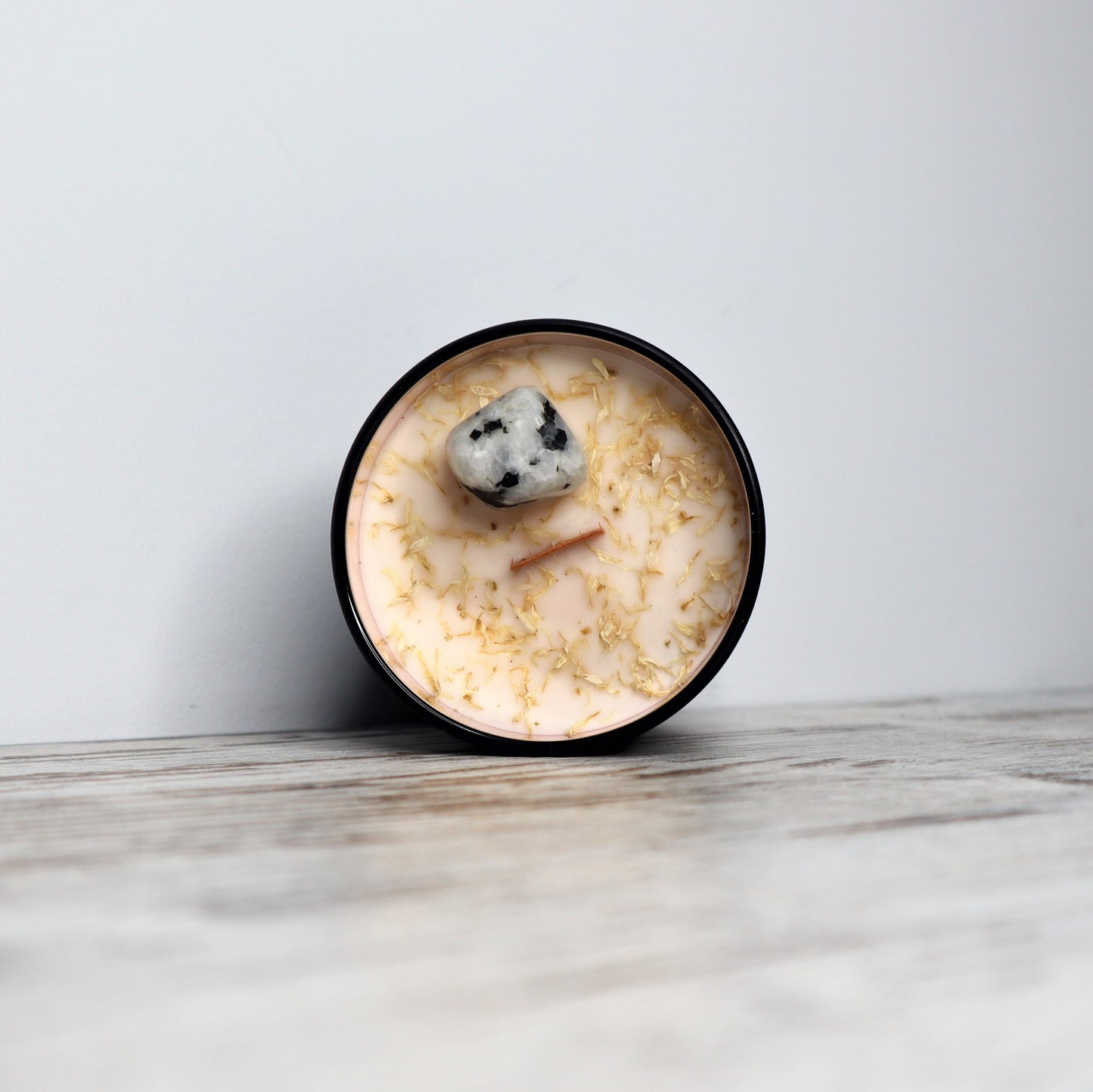 'Good Vibes' Soy Candle | Rainbow Moonstone