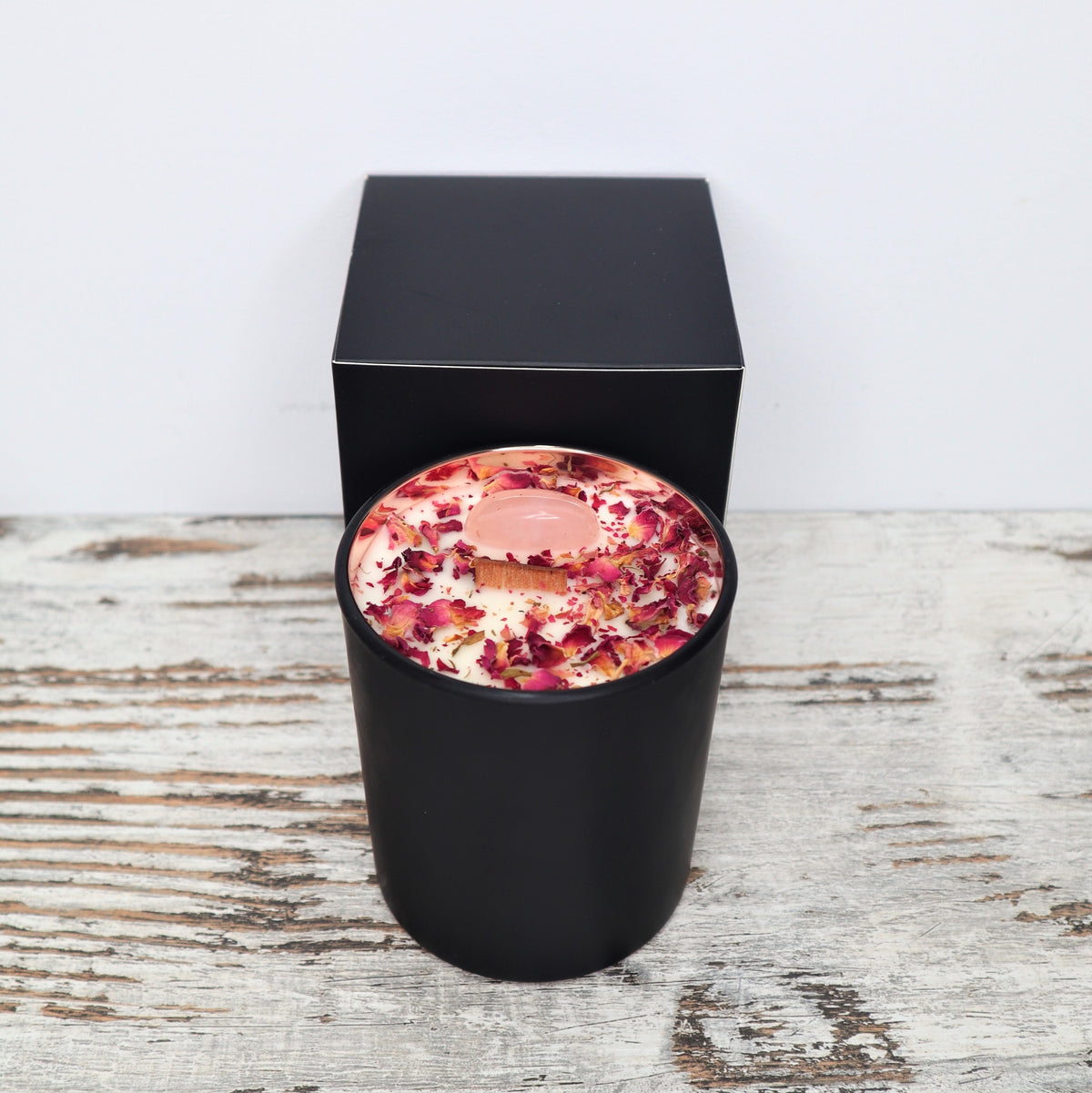 ‘Love Conquers All’ Soy Candle | Rose Quartz