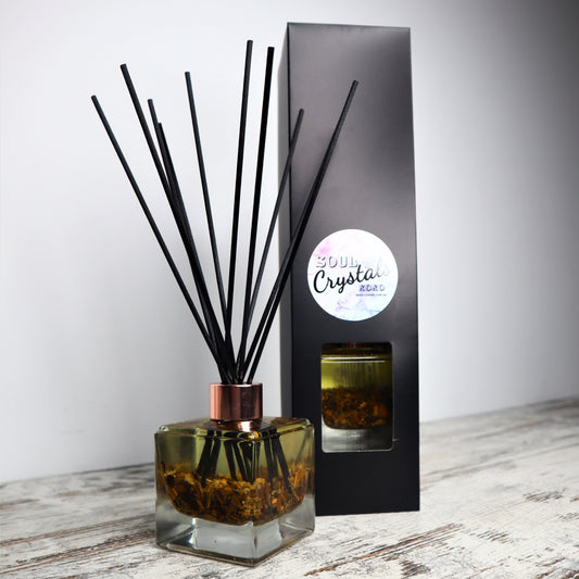 'Brave + Empowered' Reed Diffuser | Tiger Eye