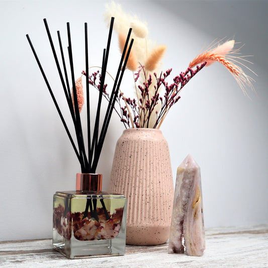 ‘Love Conquers All’ Reed Diffuser | Rose Quartz