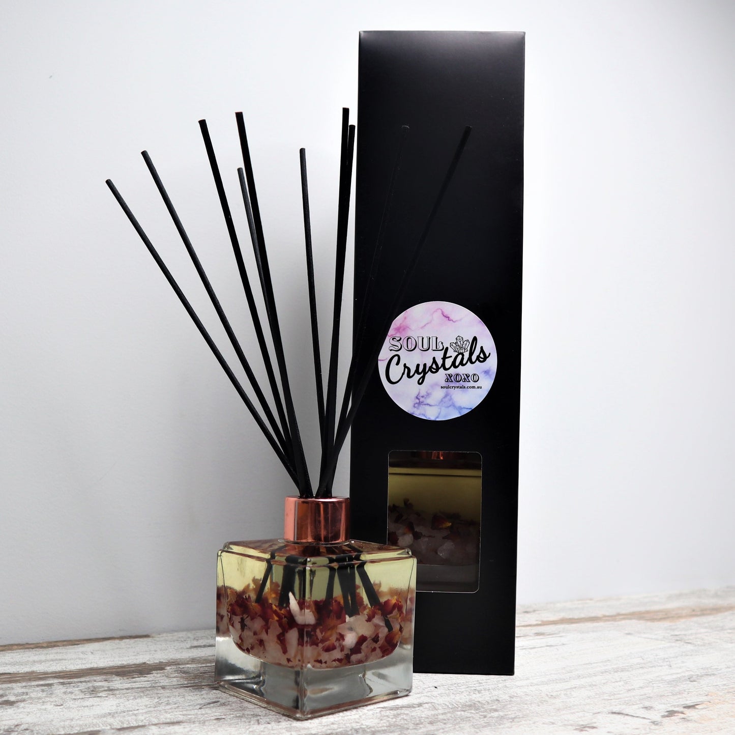 ‘Love Conquers All’ Reed Diffuser | Rose Quartz