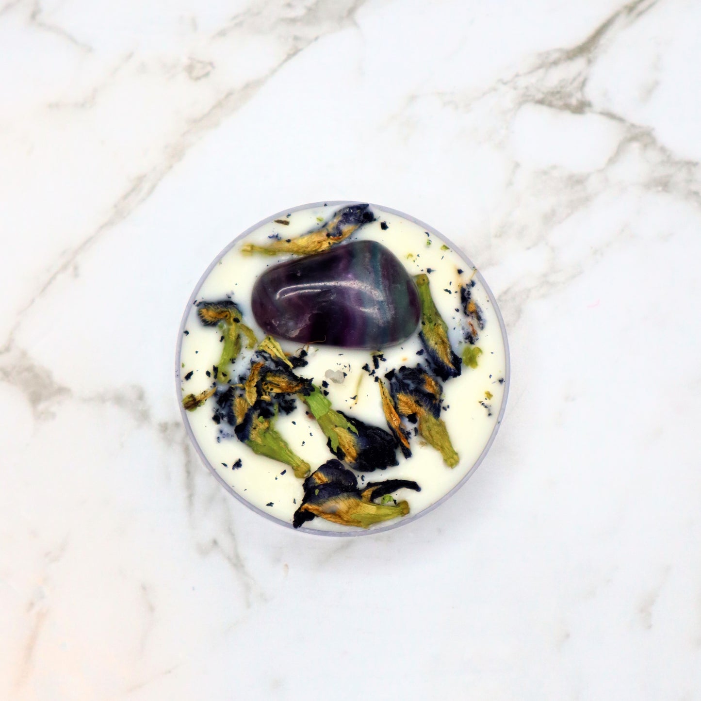 'Study Buddy' Maxi Tealight | Fluorite