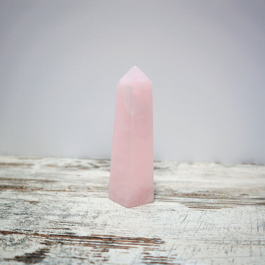 Mangano Calcite Tower | Heart Healing + Emotional Calm
