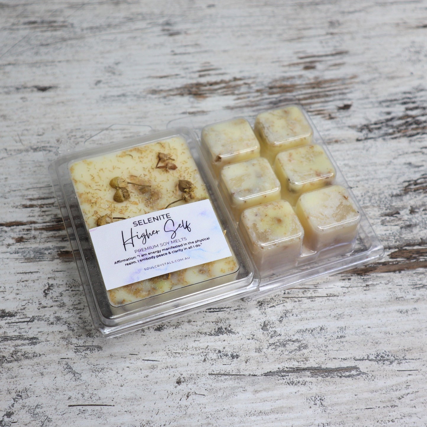 'Higher Self' Soy Wax Melts | Selenite