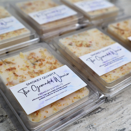 'Grounded Warrior' Soy Wax Melts | Smokey Quartz