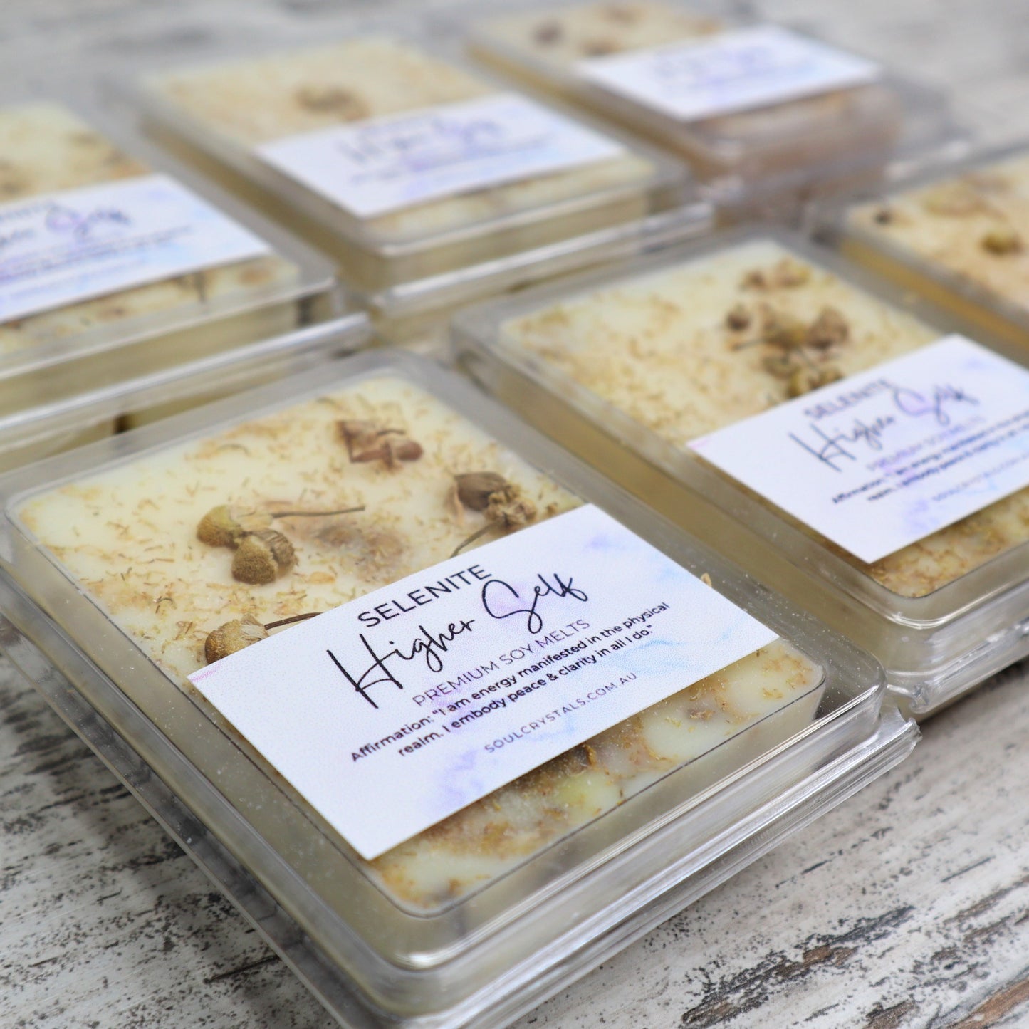 'Higher Self' Soy Wax Melts | Selenite
