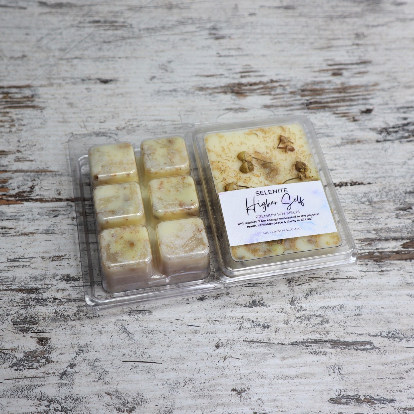 'Higher Self' Soy Wax Melts | Selenite