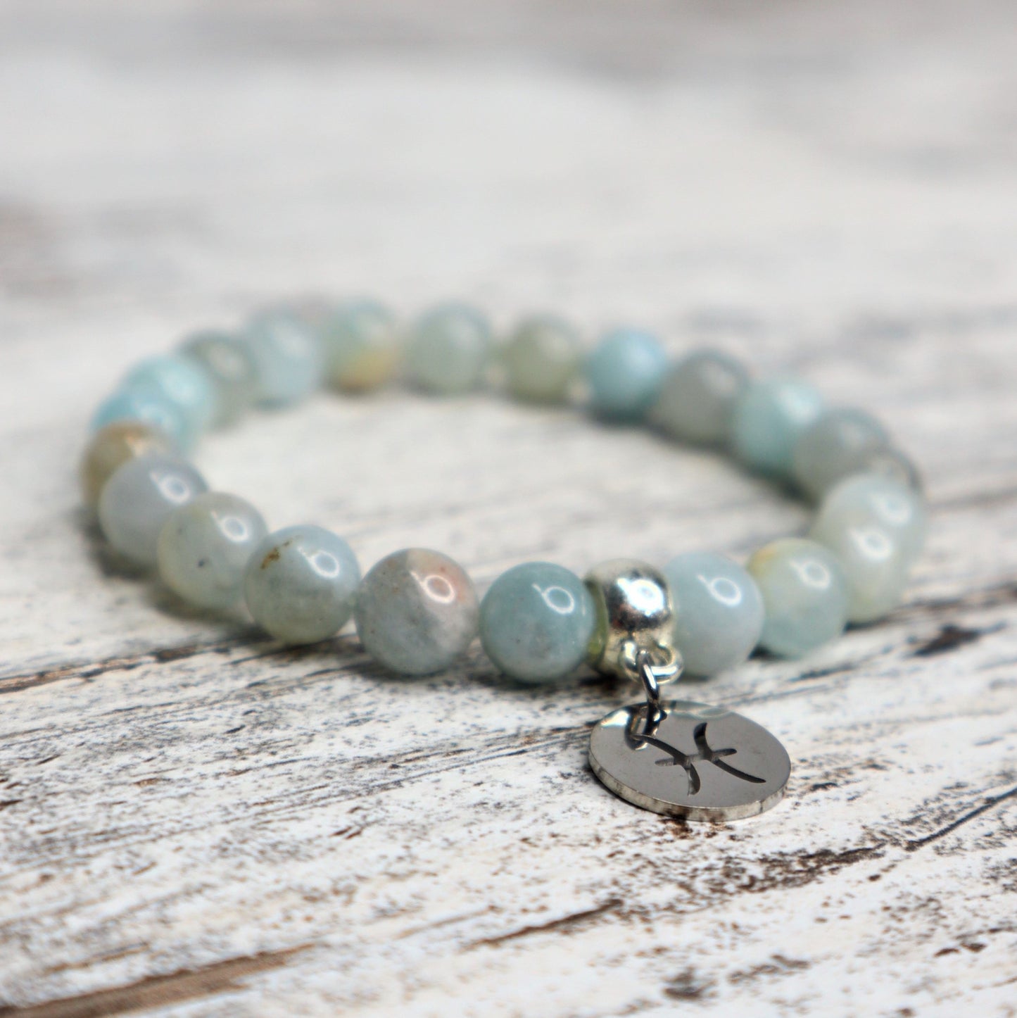 Pisces Zodiac Bracelet (Silver)