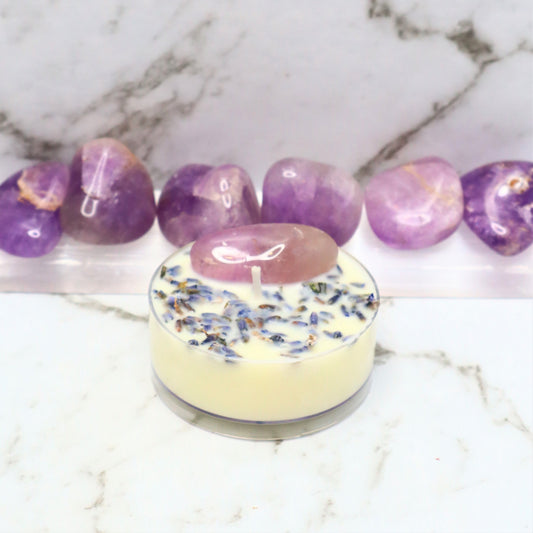 'Sweet Dreams' Maxi Tealight | Amethyst