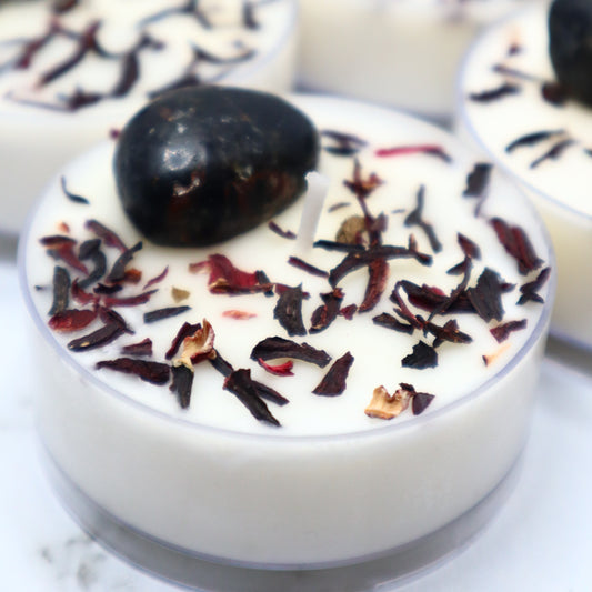 'The Protector' Maxi Tealight | Black Tourmaline