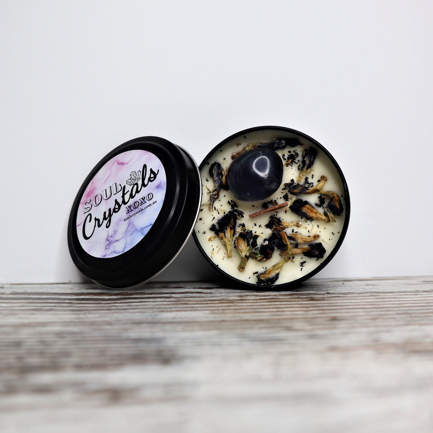 'Study Buddy' Soy Candle Tin | Fluorite