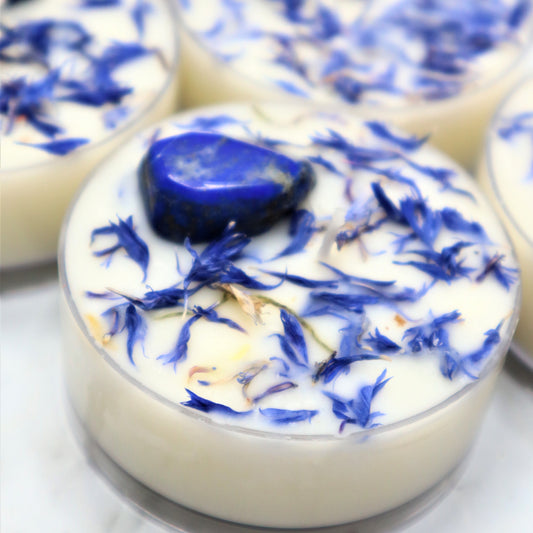 'Wild + Free' Maxi Tealight | Lapis Lazuli