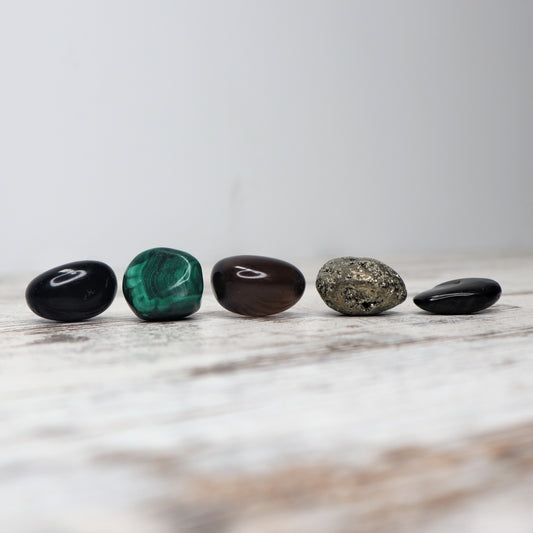 'The Protector' Crystal Kit | Shielding, Grounding & Energetic Defence