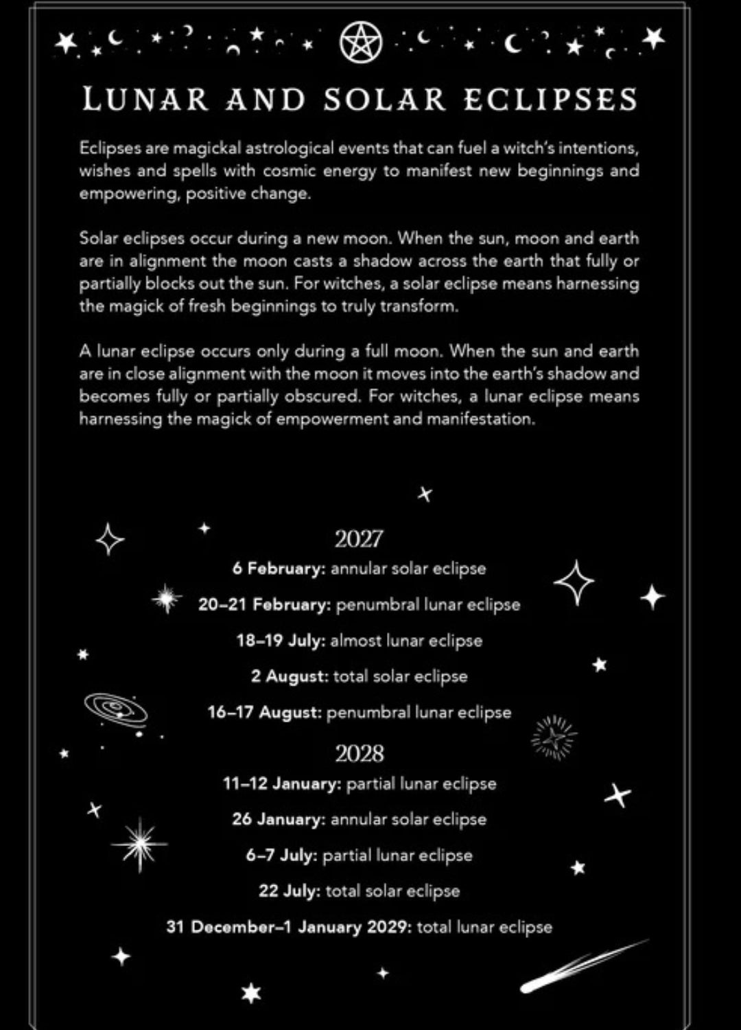 2027 Witch’s Diary | Southern Hemisphere