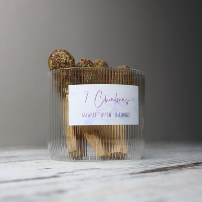 Palo Santo Pops 7 CHAKRA | Energetic Balance, Alignment & Space Cleansing