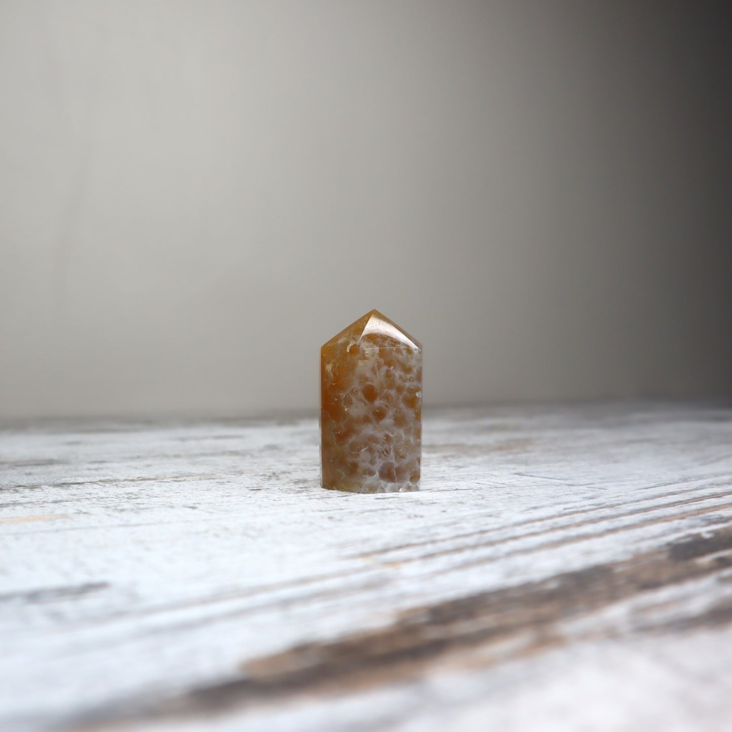 Golden Druzy Agate Tower | Joy · Confidence · Vitality