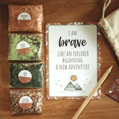 Heart of an Adventurer Potion Pouch | Courage, Curiosity & Fearless Play