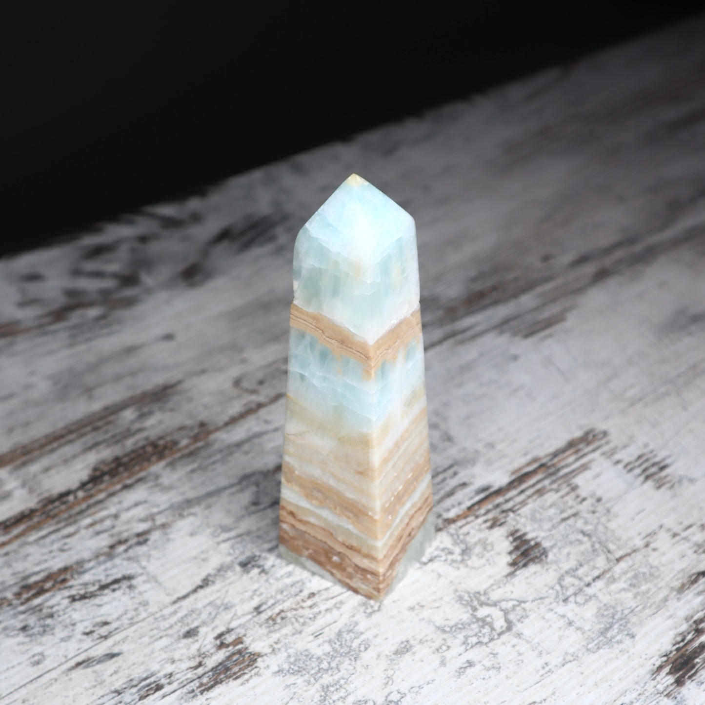 Caribbean Calcite Tower | Calm, Clarity & Emotional Balance