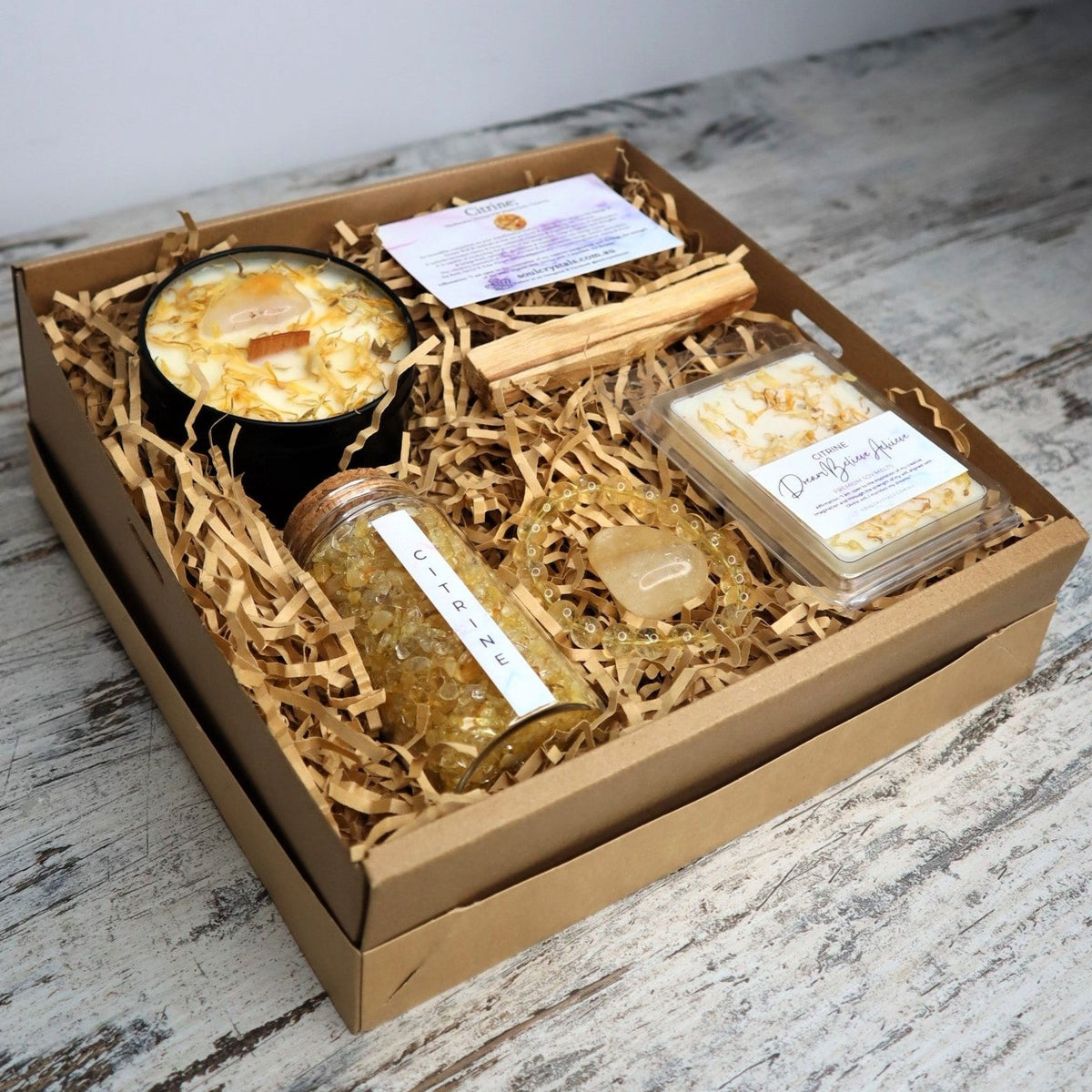‘Dream, Believe, Achieve’ Gift Box | Citrine