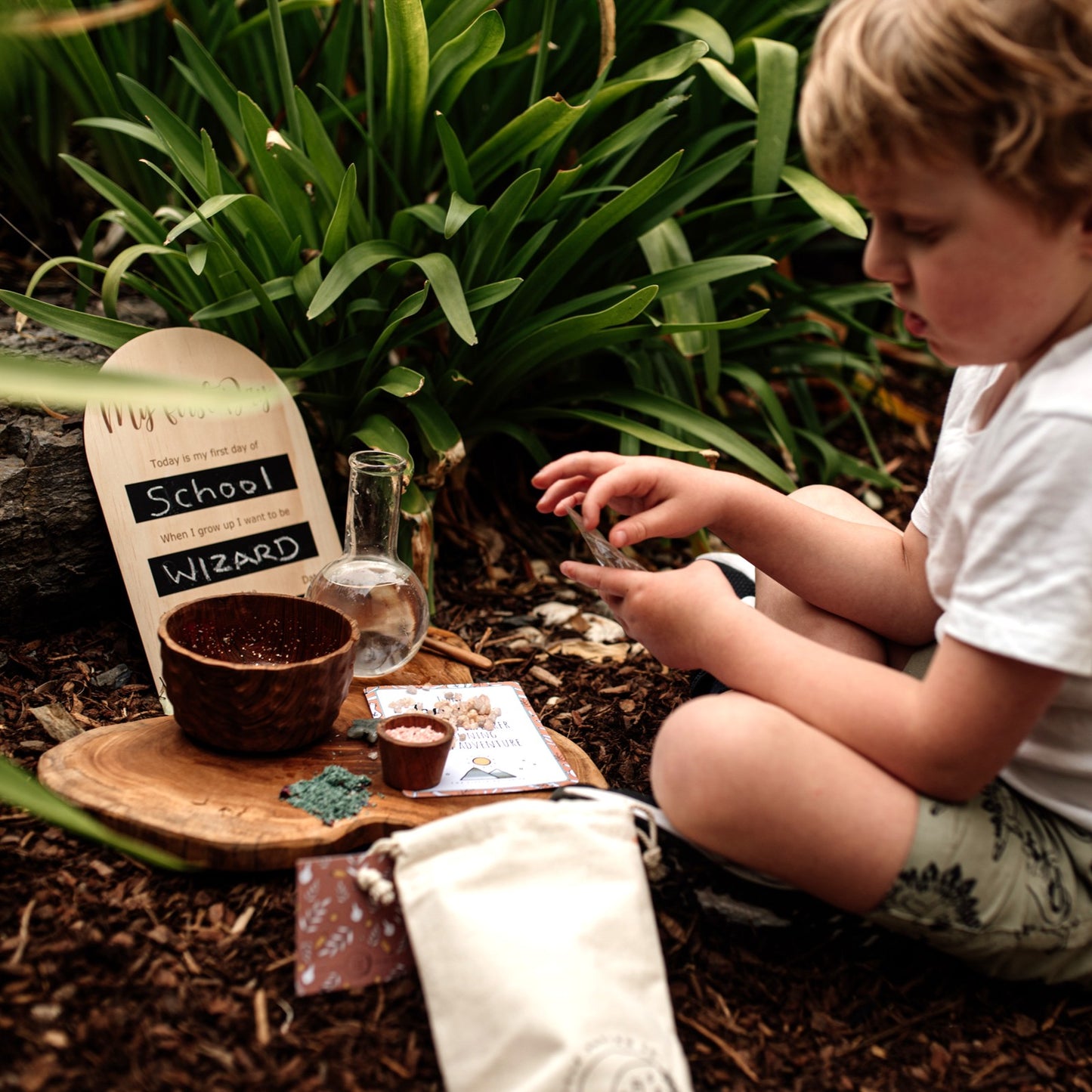 Heart of an Adventurer Potion Pouch | Courage, Curiosity & Fearless Play